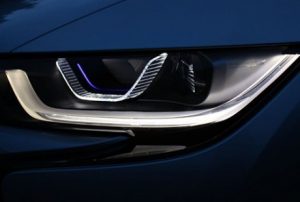 چراغ خودروی بی‌ام‌و آی۸(BMW i8) دیود لیزری